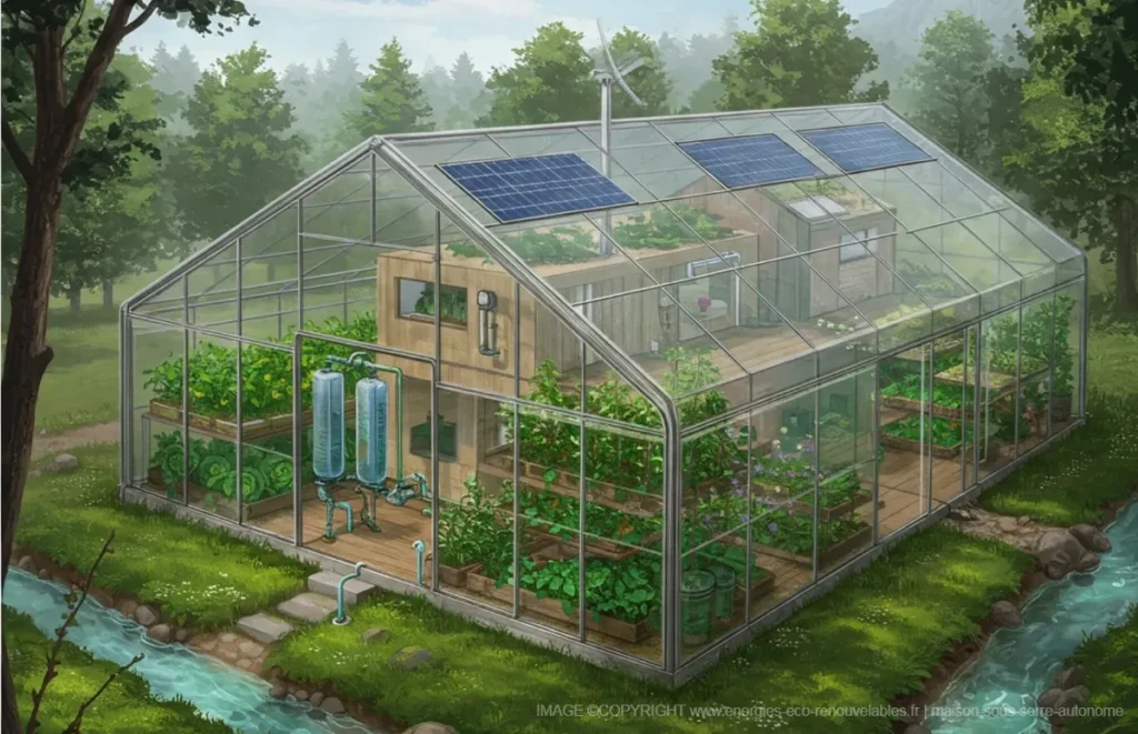 Maison Sous Serre Autonome Ou Comment Avoir Une Maison 100 Autonome